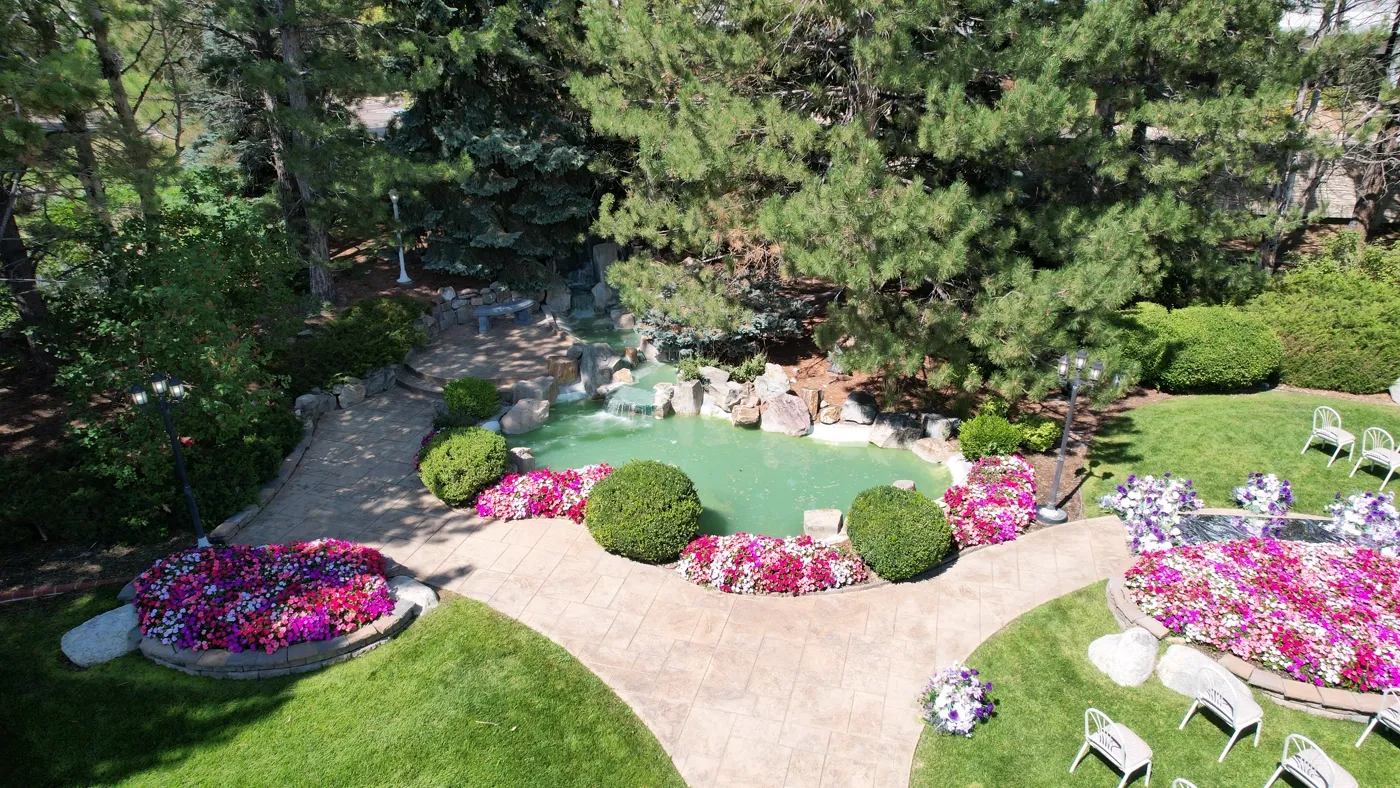 Aerial View of the Gardens